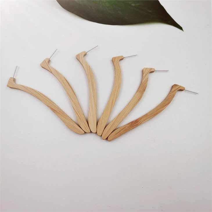 handmade cleaing tool bamboo interdental brush