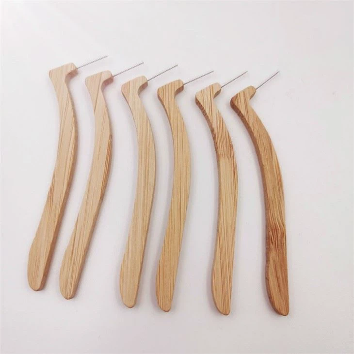 high quality disposable bamboo interdental brush