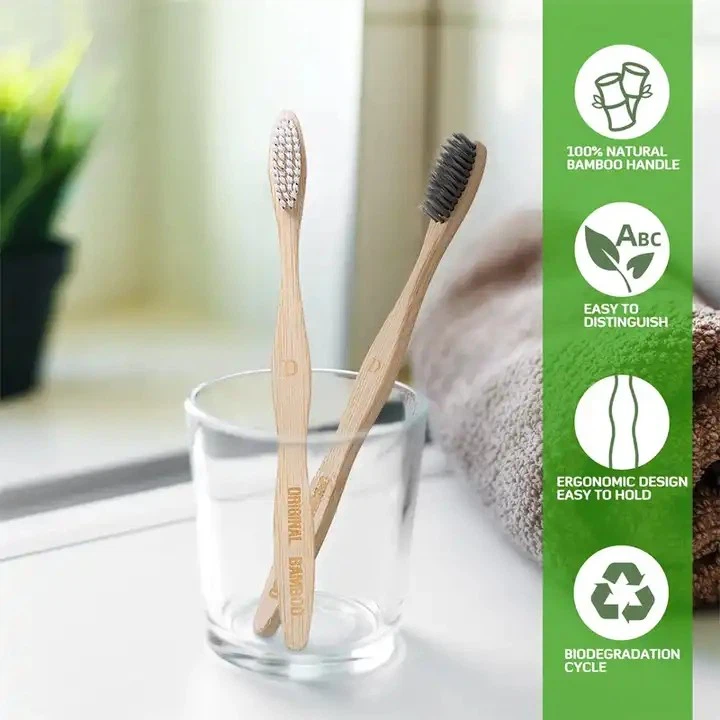 reusable bamboo brush